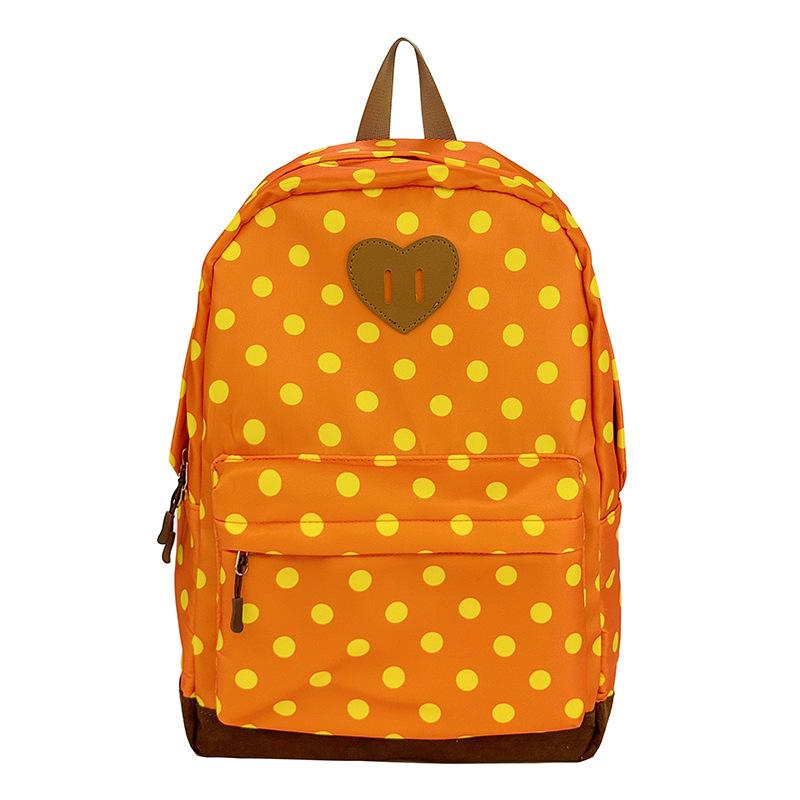 Zaino all'ingrosso ragazza pois morbido carino stella zaino stile college studente universitario vacanza shopping viaggio piccolo zaino