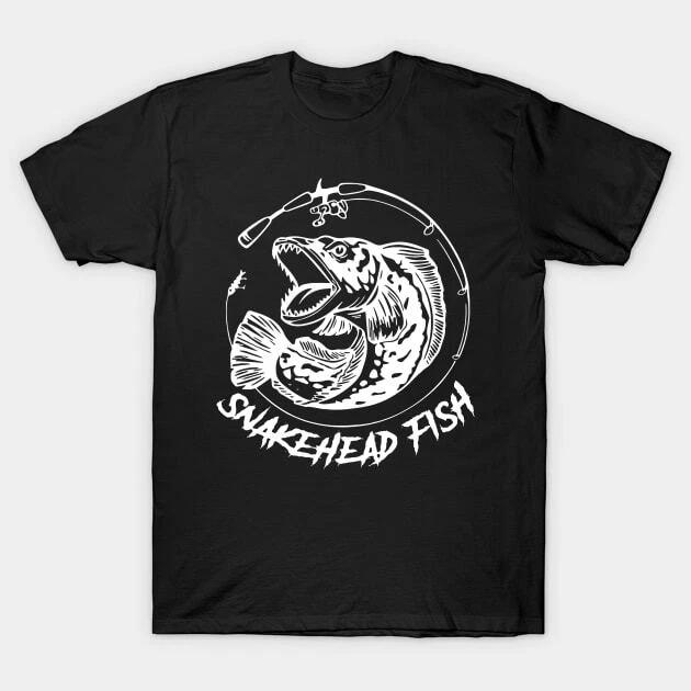 Snakehead Fish Funny Gift For Fishing Lover Made in Australia T-Shirt S