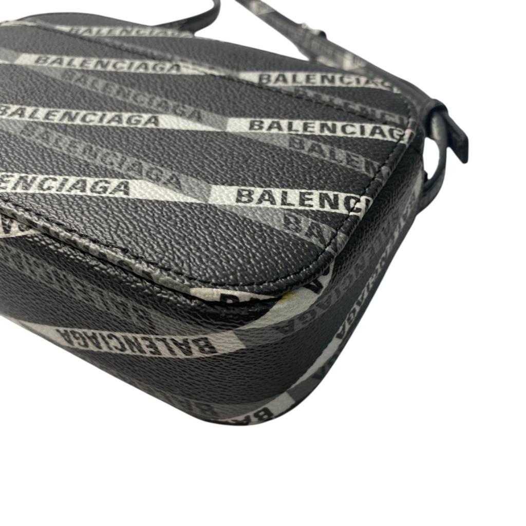 Used BALENCIAGAShoulder Bag Black White/gray Leather Women