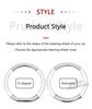 ABCDGA1 Carbon Fiber Leather Car Steering Wheel Cover AntiSlip for KIA Sportage Ceed Sorento Cerato Optima Picanto Rio Soul K3 K5 Stonic
