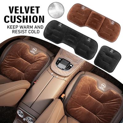 Car Flannel Booster Pad Seat Cover Plush Winter Cushion Warm For Corsa Mokka Astra Cascada Adam Insignia Meriva Vectra
