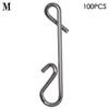 Quality Portable Stainless Steel Line tackle Barrel Swivel Connector Fast lock Fishing Hanging Snap