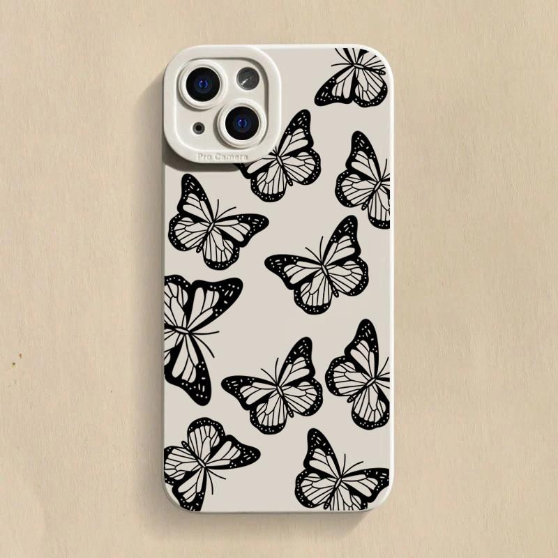 

Butterfly Pattern Phone Case For Xiaomi Redmi Note 14 13 12 11 Pro Plus 5G 12S 11S 10S Redmi 13C 14C 12 Silicone Soft Cover Redmi Note 12 Pro 5G