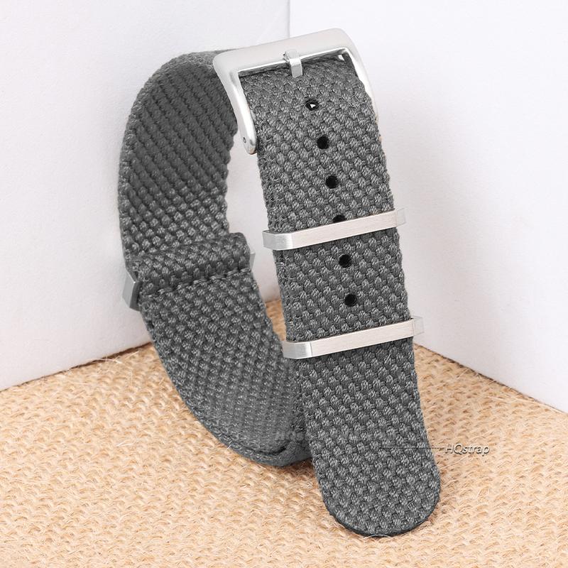 Cinturino in Nylon 20mm 22mm Cinturino per Orologio Impermeabile Cinturino per Orologio in Nylon Braccialetto Sportivo Militare Dropshipping Cinturino da Polso di Alta Qualità