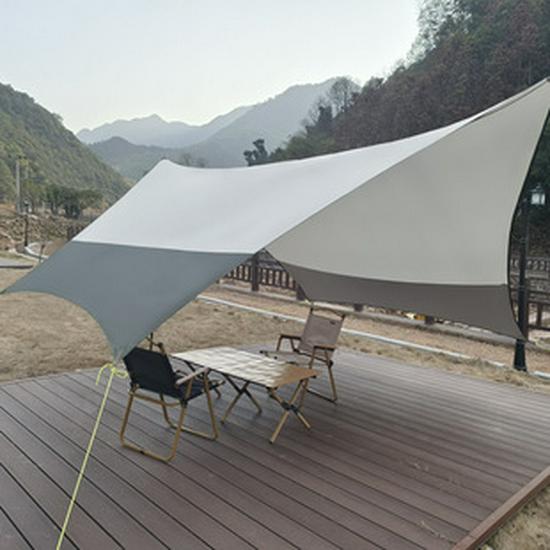 Quick-Open Mosquito Net Hammock: Outdoor Camping Pole Support, Anti-Rollover Nylon Hammock with Mosquito Protection.