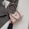 Rhombus chain shoulder bag summer new women's high-end texture commuter bucket bag
