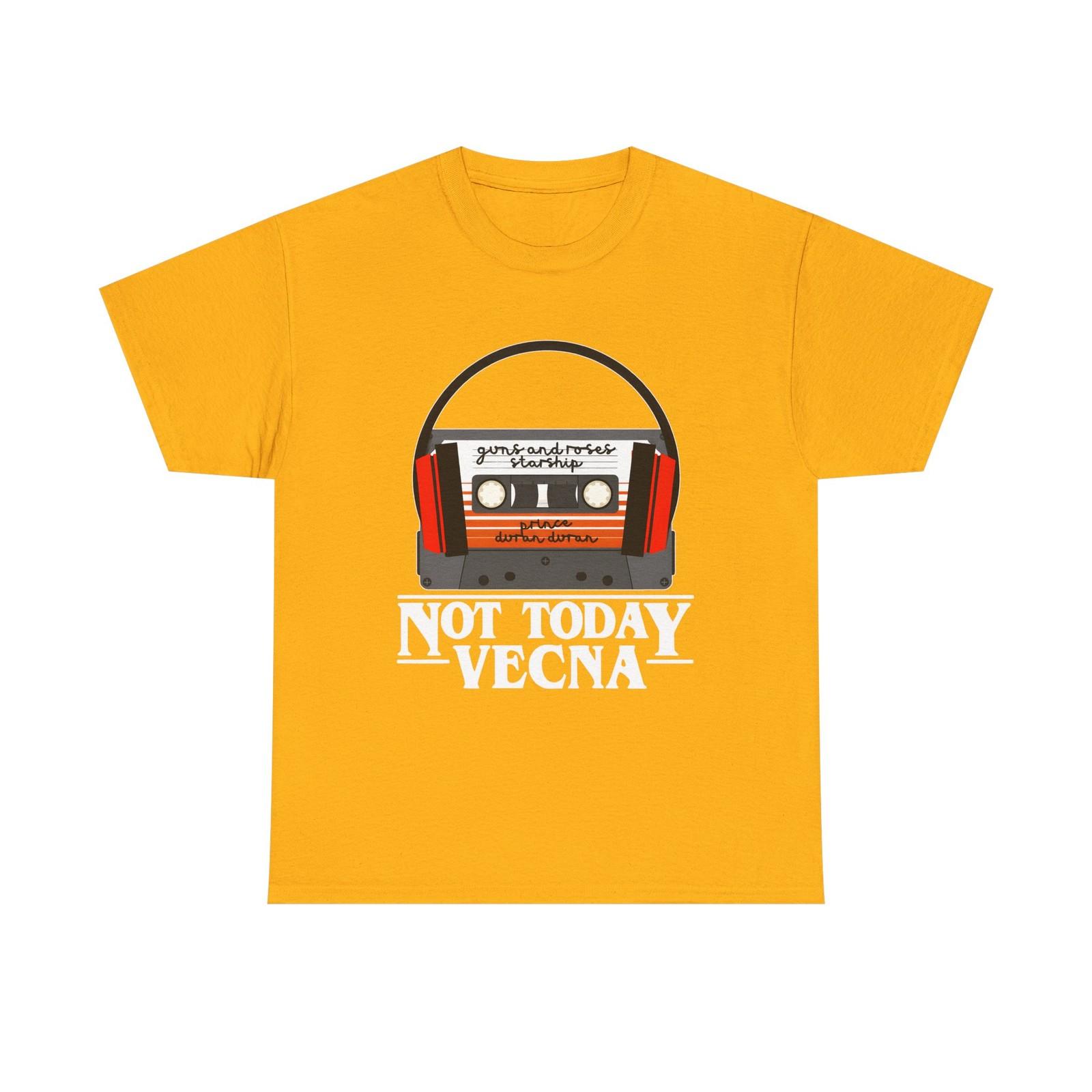 Not Today Vecna T-Shirt - Retro Cassette Stranger Things Tee Shirt 2XL
