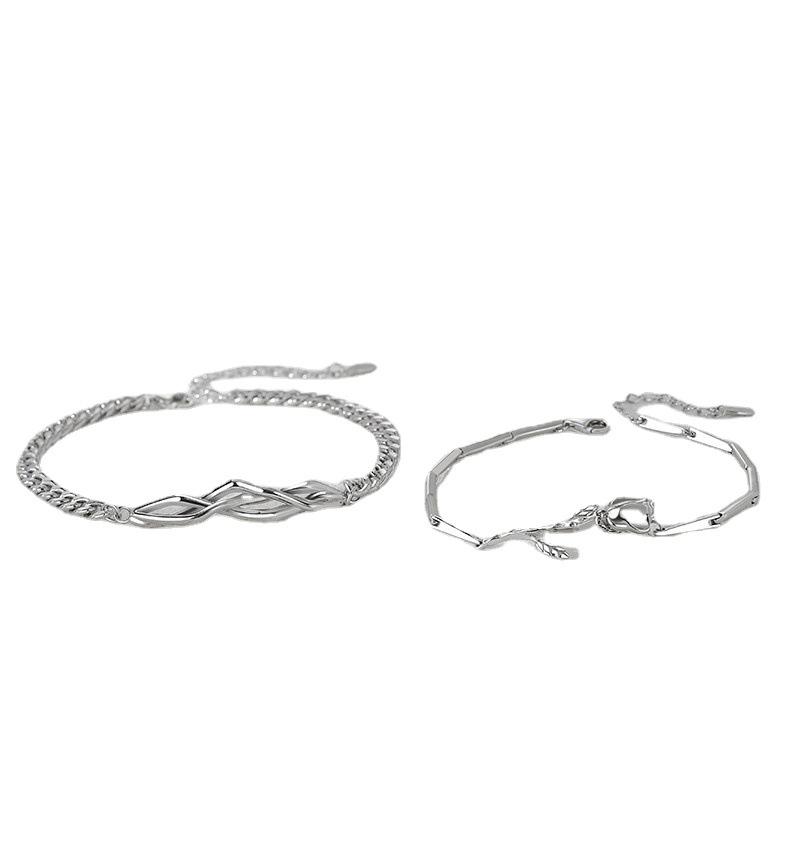 Thorns Rose Couple Bracelet, A Pair Of Men And Women, A Simple Design Sense, Niche Style Fashion Bracelet, One Piece Is Sent On Behalf Of Others.