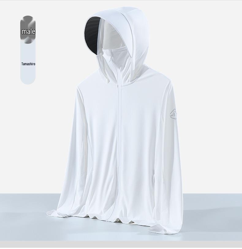 UPF50+ Women's Black Glue Brim Ice Silk Sun Protection Jacket - Breathable Anti-UV Summer Windbreaker.