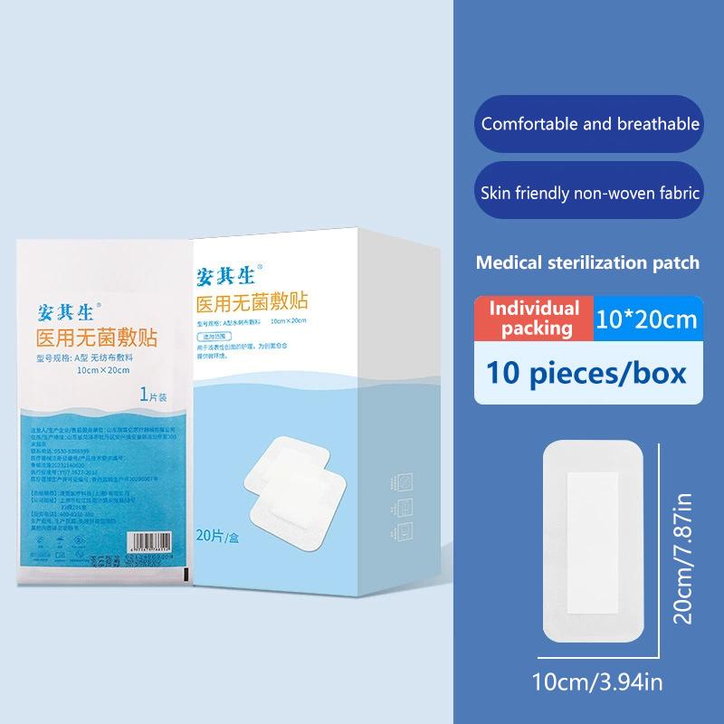 

10/20Pcs Self-Adhesive Patches Large Sterile Dressing Plasters Non Woven Wound Plaster Band Aid Adhesive Bandages Skin Tape