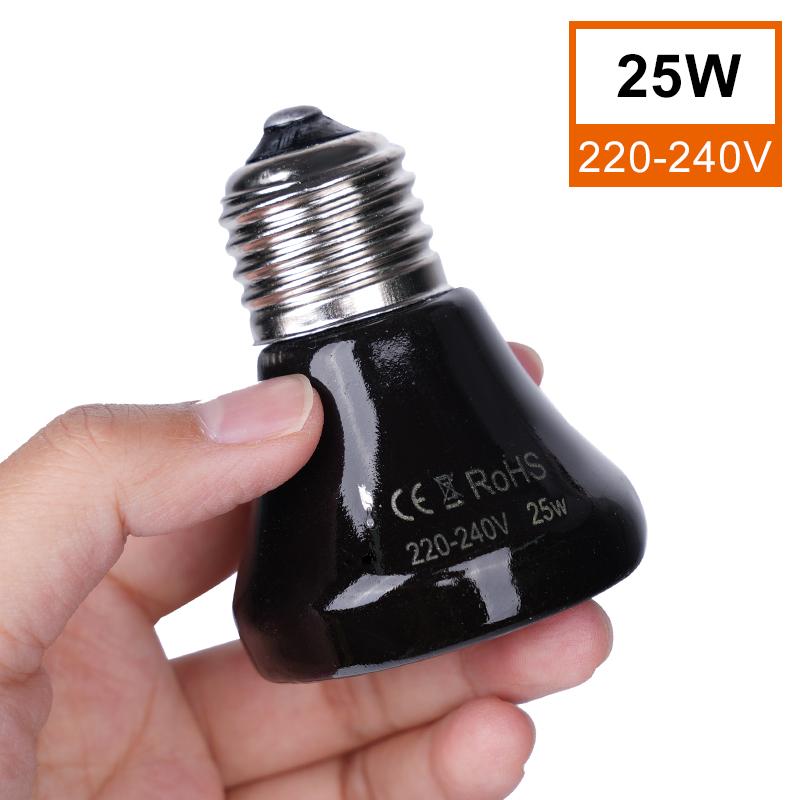

Pet Heating Lamp 220V Ceramic Heating Lamp Reptile Pet Bearded Dragon Crested Gecko 25W 50W 75W 100W Warm Tool Cold Protection