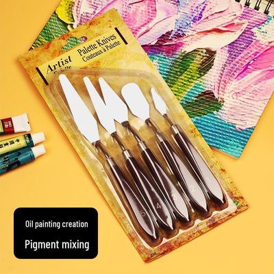 Oil & Acrylic Painting Palette and Mixing Knife Set