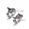 Vintage Gothic Steel Skull Mask Rings Skull Mask Design Finger Ring Set for Men Women Creative Punk Rings
