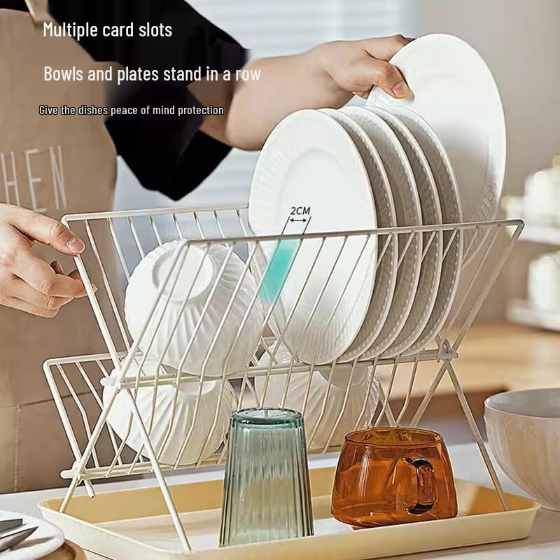 

Складная двухъярусная сушилка для посуды