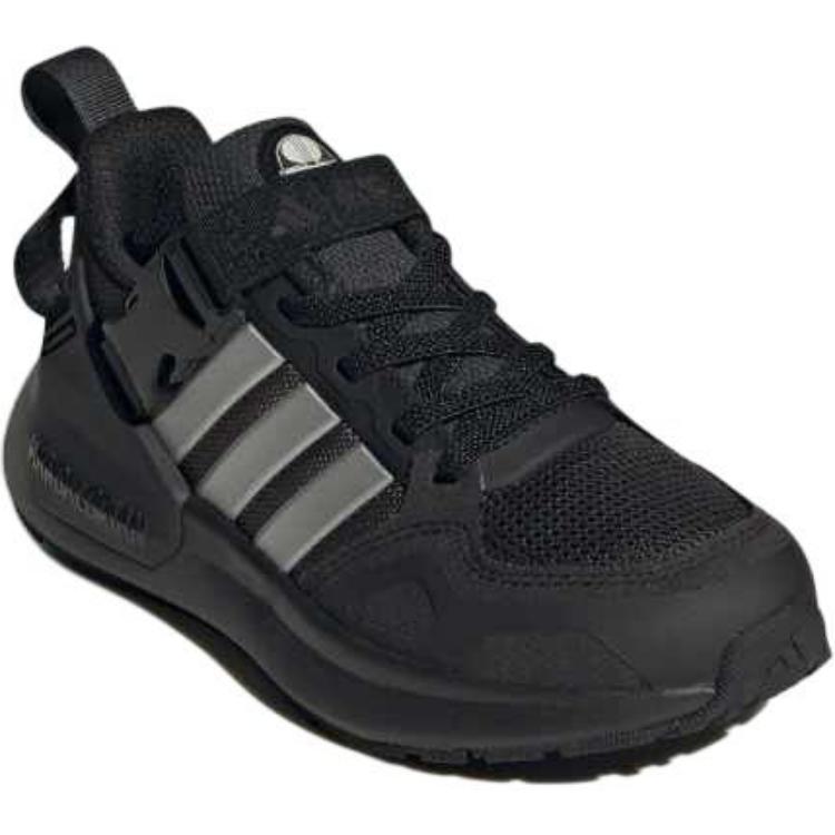 adidas The Mandalorian Runner Star Wars Carbon Silver Metallic Core Black (GS) Kids Sneakers IH1073