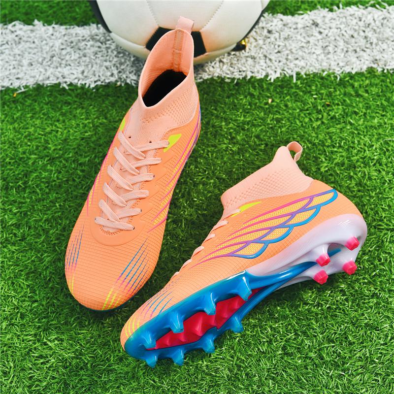 Unisex Football Shoes Men's Long Nail Training Sneakers Children Football Boots Youth Football Boots Soccer Shoes for Kids