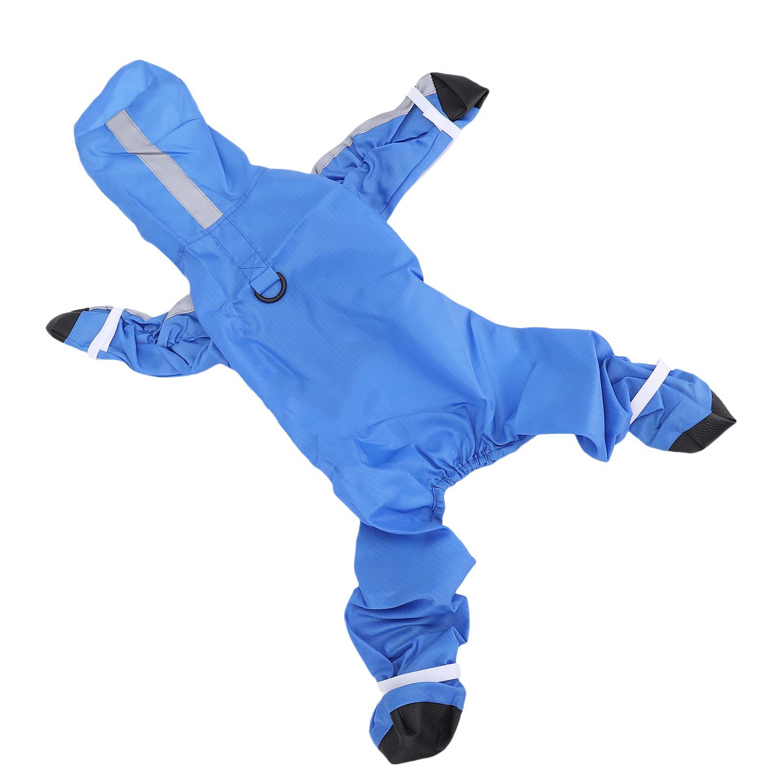 

Dog Raincoat Hooded Fashionable Waterproofing 4 Legs Dog Rain Jacket Slicker for Puppy Small Pets L