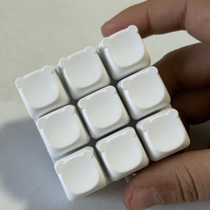 1Pcs Boys Girls Anti Stress Finger Keyboard Games Keychain Without Light 9 Keyboard Key Toy For Adults Antistress Toys