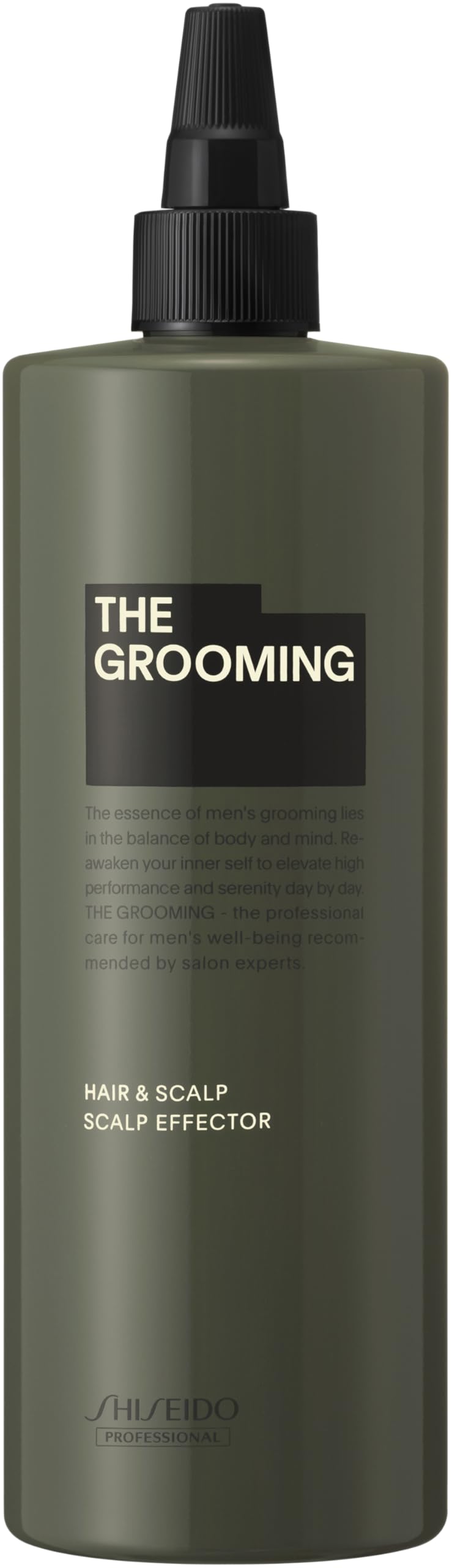 

THE GROOMING Scalp Effector Hair Scalp Care Hair Growth Essence for Hinoki Shiseido Professional Salon Exclusive & Men, Scent, (480ml Refill) чёрный