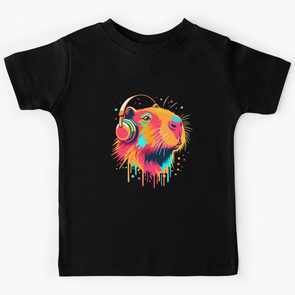 DJ Capybara Kids T-Shirt 150