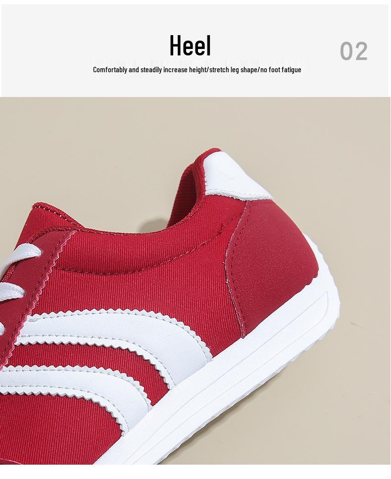 Spring/Summer 2025 Women's Forrest Gump Canvas Shoes - Green, Low-Top, Round Toe, Plus Size Available