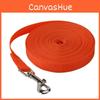 Pet Cotton Tape Leash With Solid Color Design Suitable For Walking Dog Daily Use