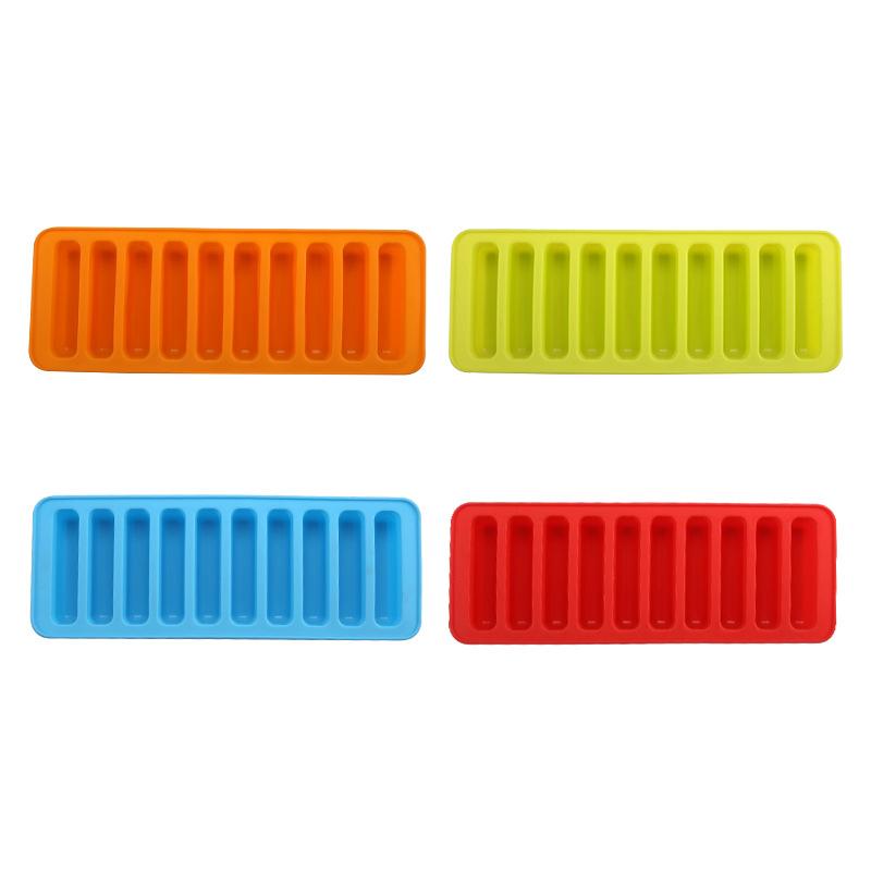 1PC Silicone Ice Bar Mold Bread Biscuit Mafen Cup Cake Mold Kitchen Baking Tray High-temperature Baking Tool