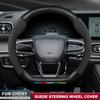 Anti-Slip Suede Carbon Fiber Car Steering Wheel Cover For Chery Tiggo 3 4 5 7 Pro 8 Plus 3X 5X Arrizo 7 GX 5x EQ7 Fulwin 2 A3 A5