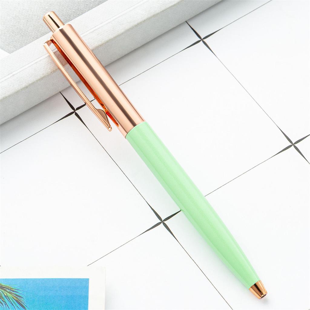 6Pieces Retractable Ballpoint Pen Office Writing Pen Signature Pen Smooth to Write Guest Sign In Pen for Hotel Reception