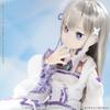 Azone International 1/6 Scale Pureneemo Character Series 143 "Re:ZERO -Starting Life in Another World-" Emilia, Approximately 26cm Tall, Soft Vinyl