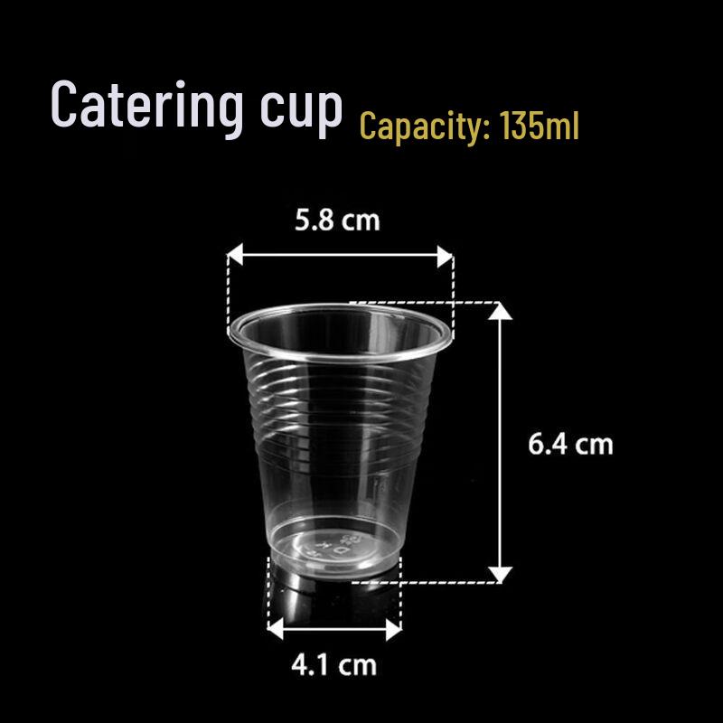 Xiehe 130ml Thickened Disposable Plastic Airline Cups