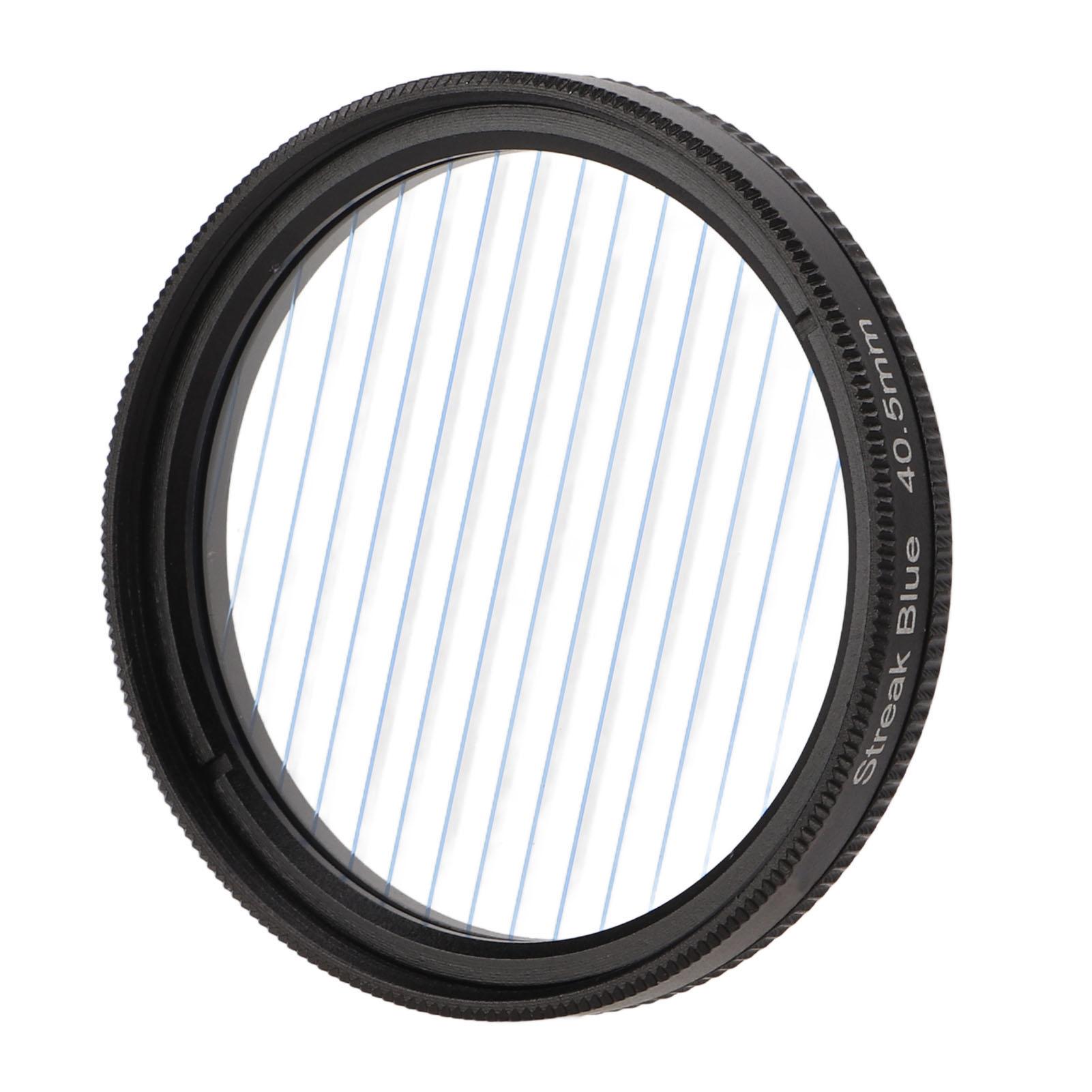

Junestar Blue Streak Special Effects Filter Dot to Line Filter Waterproof Camera Accessories 40.5mm