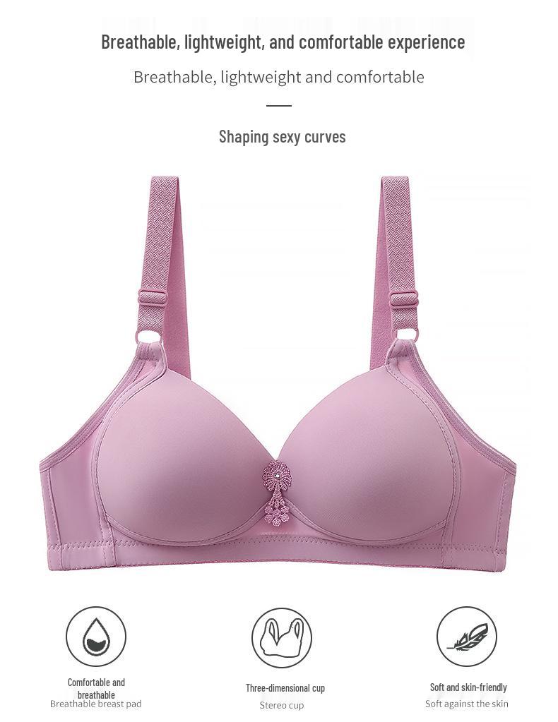 Plus Size Anti-Sagging Wire-Free Comfortable Lingerie Bra