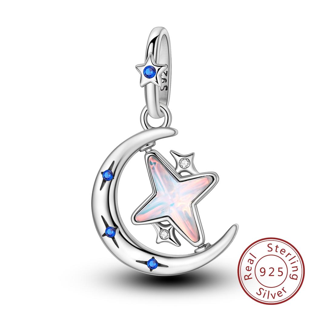 Copper Charms Star Lover Bee Beads Fit Original Bracelet Pendants Diy Fine Jewelry Woman Gift