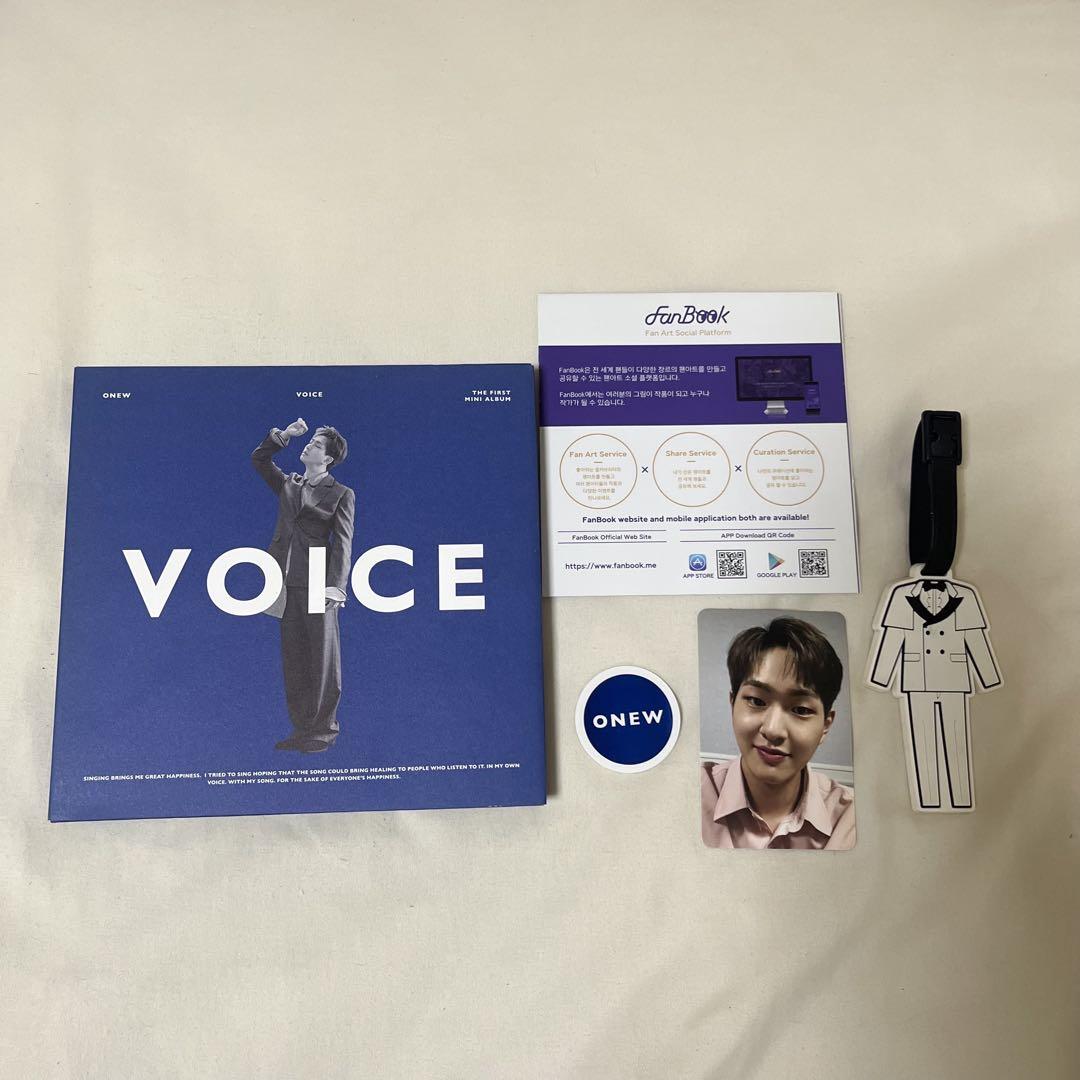 

[USED] Onew VOICE 1st Mini Album Blue ONEW