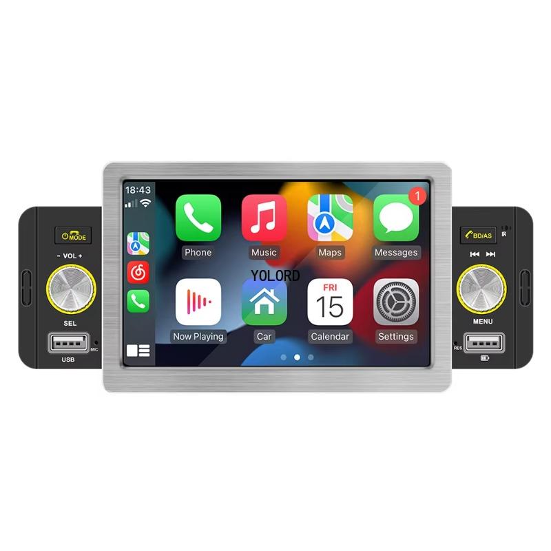 Touch Screen Multimedia FM Auxiliary Input Bluetooth USB Mirror Link Universal Autoradio 5 Inch 1 Din Car Radio MP5 Player