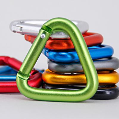 Triangle Carabiner Auto Locking Rustproof Portable Mini Indeformable Hanging Items Latch Hooks
