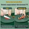 Antibacterial Plastic Cutting Board BPA-Free Non Slip Round Chopping Board Anti-mildew Food Grade Vegetable Cutting Board