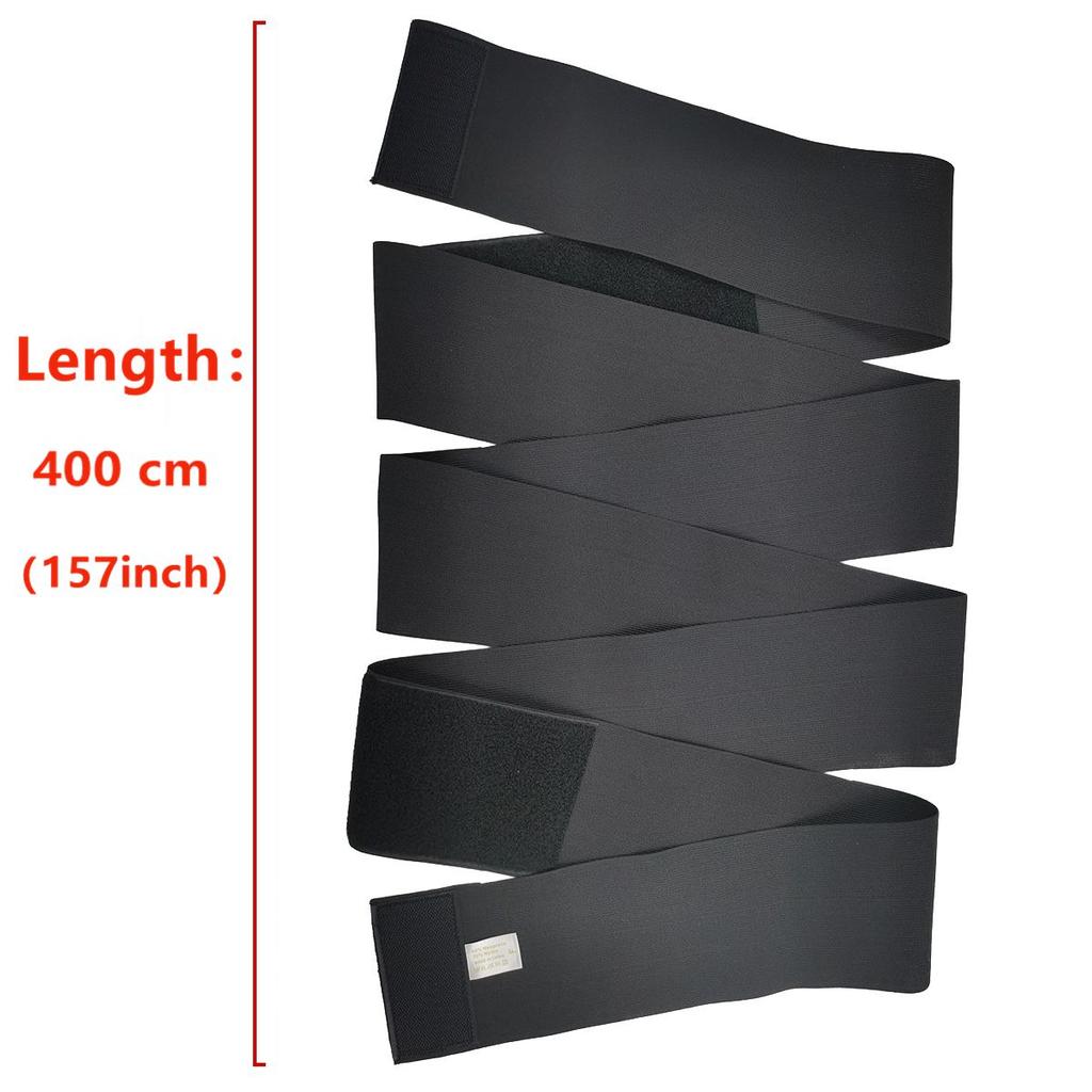 Women Bandage Tummy Waist Trainer Wrap Belly Binding Long Slimming Waist Torso 4 Meters Elastic Belly Shaper Wrap Waist Trainer