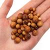 30-100pcs Natural Wooden Beads 6/8/10mm Thuja Round Loose Spacer Wood Beads With Aroma For DIY Jewelry Making Braceelts Necklace