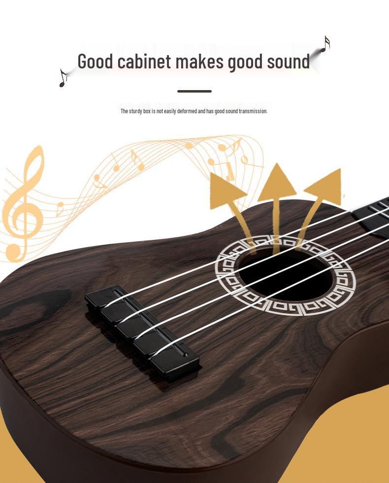 Kids' Four-String Ukulele: Playable Music Toy for Early Education