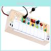 Kids Electronic Keyboard Switch Busy Board With Led Lights For Educational Play And Diy Fun
