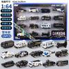 Kids Alloy Pull Back Engineering Vehicle Toy Set Fire Truck Excavator Gift For Boys