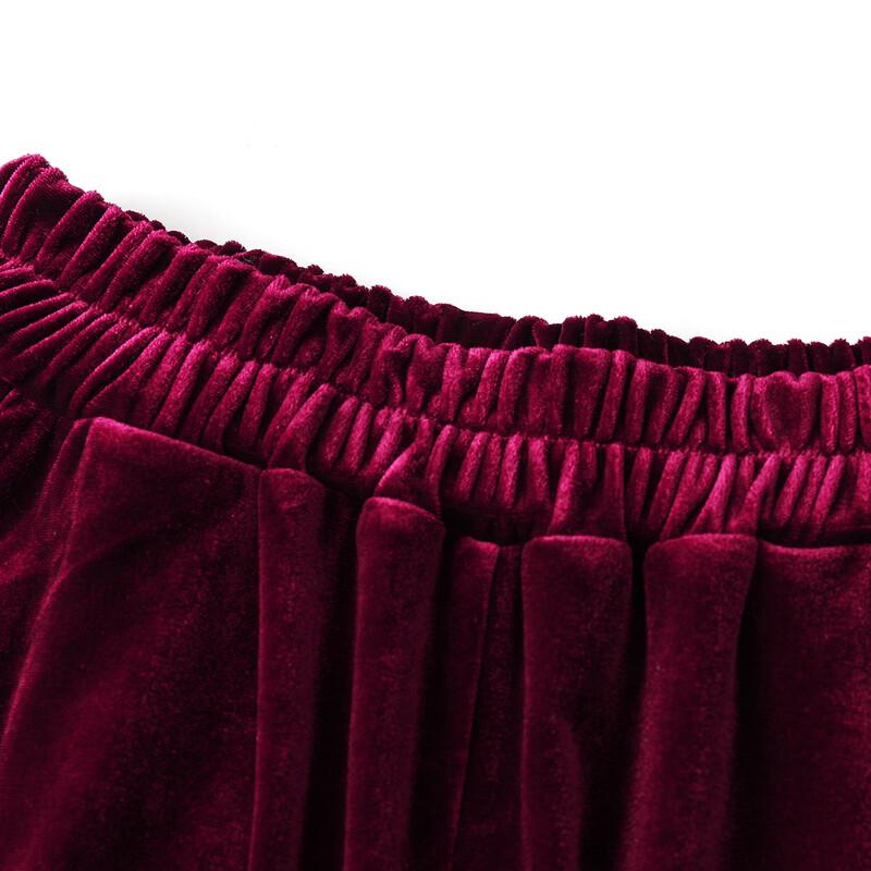 New Chinese Style Velvet Two-Piece Set