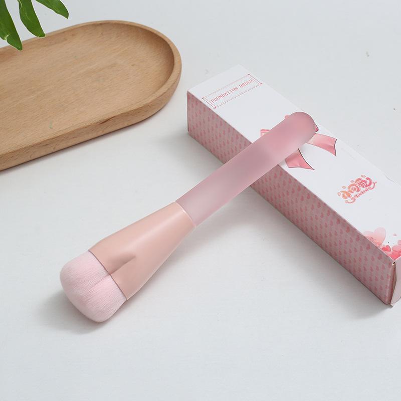 

Новая 1 шт. Кисть для тональной основы без следов Кисть для макияжа в форме сердца Профессиональный инструмент для красоты визажиста 1PCS розовый