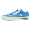 Converse One Star Pro Suede Retro Slip-resistant Shock-absorbing Low-top Skate Shoes Unisex Blue and White