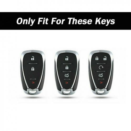 Zinc Alloy Car Key Fob Case Cover Bag For Chevrolet Equinox Malibu Blazer Camaro