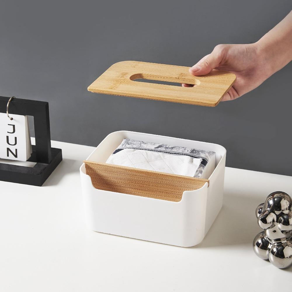 New Multifunction Remote Controller Storage Box Cosmetic Storage Plastic Desktop Storage Box Tissue Box Holder