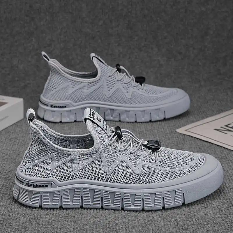 Fashion Big Sole Flat Sole School Shoes Man Casual Runners For Men Classic Men Sneakers Sports 2025 Sheos Celebrity From China