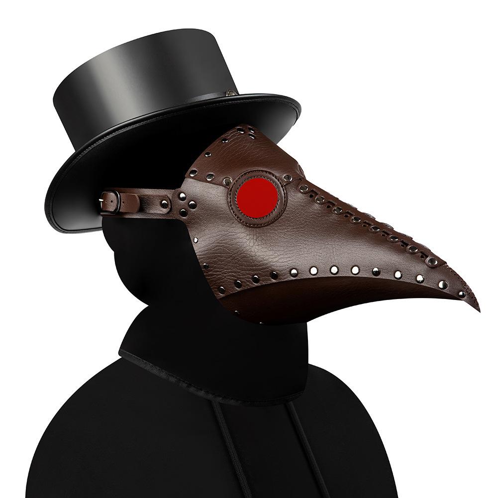 2024 Plague Doctor Bird Mask: Halloween Cosplay Gothic Punk Witch Role-Playing Headgear